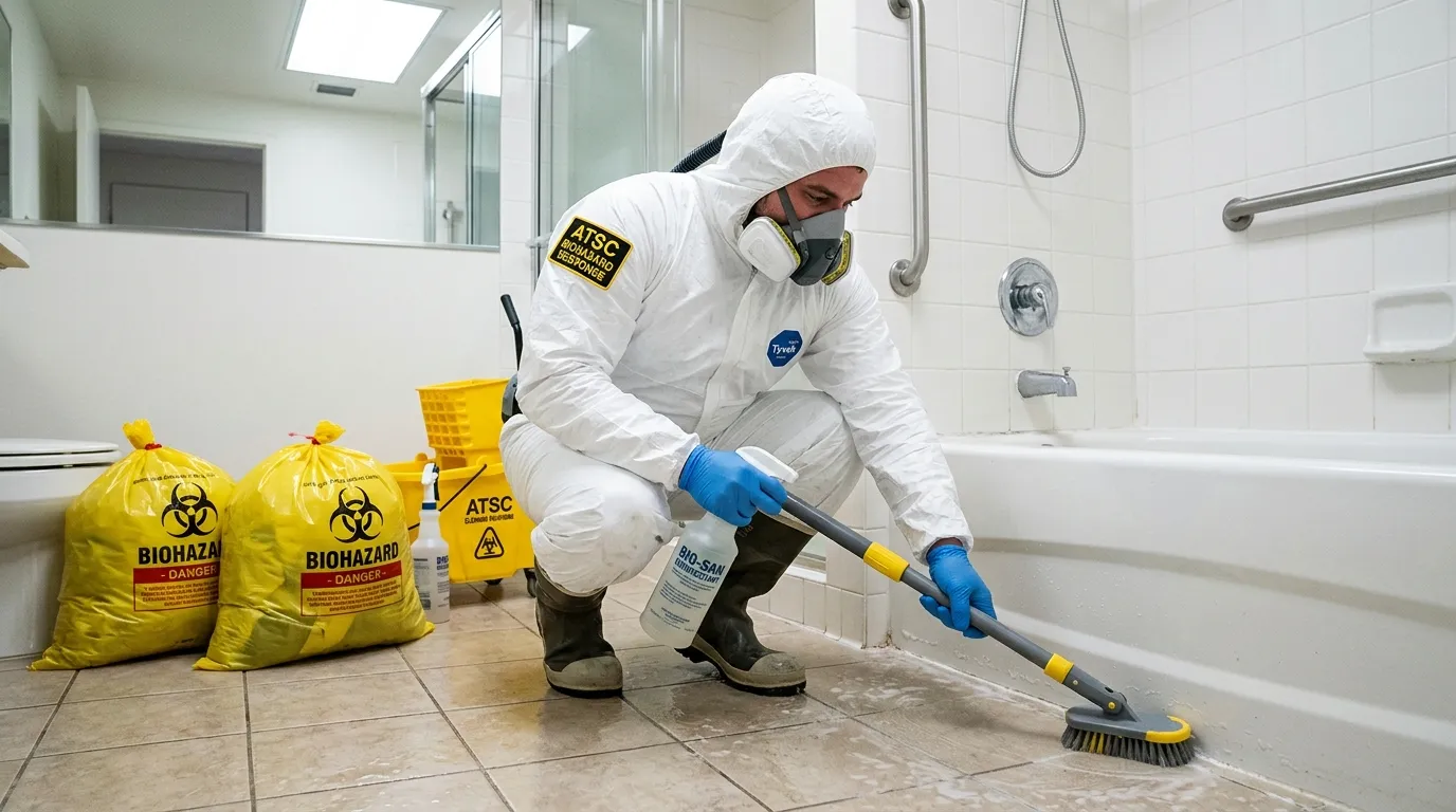 Decontamination equipment deployed for Blood Cleanup in Bedford Heights